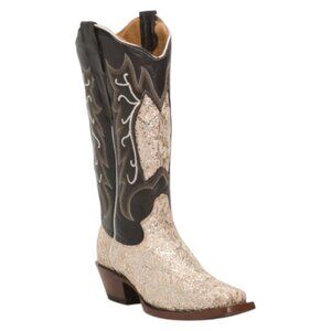 TANNER MARK Made In Mexico Leather Square Toe Western Boots